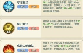 魔力宝贝魔法师技能解析-魔力宝贝魔法师技能解析图