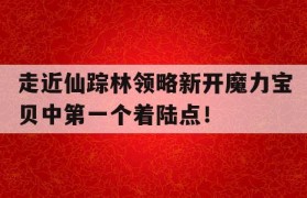 走近仙踪林领略新开魔力宝贝中第一个着陆点！