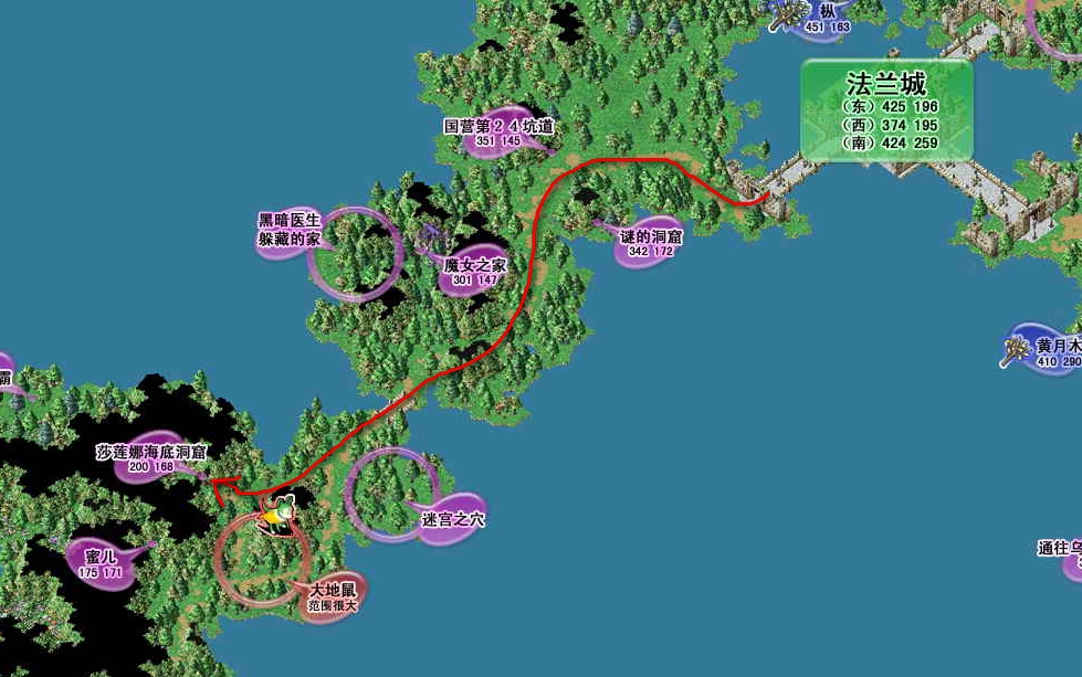魔力宝贝怀旧服练级路线图-魔力宝贝怀旧2030哪里练级